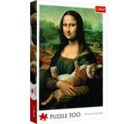 Puzzle Mona Lisa e gatto Mruczek