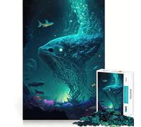 Puzzle "Mondi Mistici dell'Oceano" per ragazzi, 1000 pezzi, gioco di logica fine, morbido, rilassante, bordi puliti, regalo di alta qualità (50x75cm)