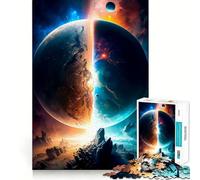 Puzzle Mondi Paralleli per Ragazzi 1000 Pezzi Rafforza la Memoria Allevia la Tensione Bordi Lisci Sorpresa di Natale (50x75cm)