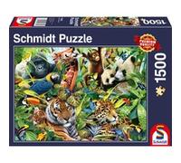 Puzzle Mondo animale variopinto