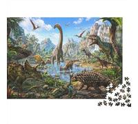 Puzzle Mondo dei dinosauri 1000 Pezzi, Gioco da Tavolo in Famiglia