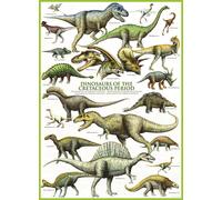 Puzzle Mondo dei Dinosauri: Cretaceo 1000 pezzi