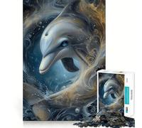 Puzzle Mondo Fantasioso per adulti,1000 pezzi,gioco di memoria per allenare la mente,taglio laser per un incastro perfetto, alleviare lo stress (38x26cm)