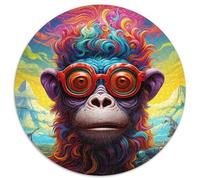 Puzzle Monkey Impossible per adulti, 1000 pezzi, gioco interattivo per famiglie, feste, gioco di attività per famiglie 67,5x67,5 cm