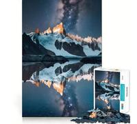Puzzle "Montagna sotto la Via Lattea" per ragazzi, 1000 pezzi, gioco di logica, divertente e rilassante, opera d'arte da collezione (38x52cm)