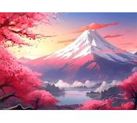 Puzzle Montagne giapponesi puzzle 1000 pezzi,puzzles Arte per Adulti e Ragazzi,Intrattenimento Creativo,Giochi Puzzles Relax-rompicapo per Adulti