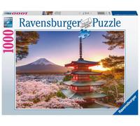 Puzzle Ravensburger 17090 Mount Fuji Cherry Blossom View 1000 Pezzi