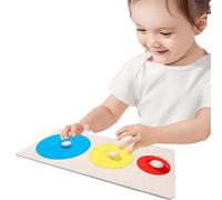 Puzzle montesori in legno - Scheda didattica educativa, giocattolo di smistamento geometrico colorato, coordinati multiforma | Coinvolgente giocattolo montesori prescolare per i più piccoli