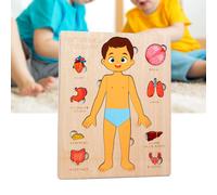 Puzzle Montessori Corpo umano in età prescolare Gioco Consapevolezza degli