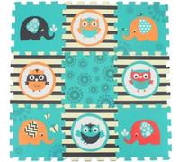 Puzzle morbido in schiuma Gufo ed Elefante 9 pz