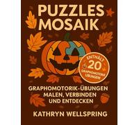 PUZZLE MOSAICS: Herbst- und Halloween-Rätsel zur Förderung von Konzentration und Koordination