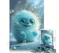 Puzzle "Mostro Bianco Non Soffice" da 1000 pezzi per adulti, divertimento intellettuale, passatempo rilassante, taglio netto, regalo per le vacanze (38x26cm)