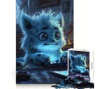 Puzzle "Mostro Blu Non Soffice" per Adulti, 1000 Pezzi, Esercizio di Logica, Evasione Tranquilla, Bordi Puliti, Regalo di Natale Unico (38x52cm)