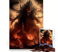 Puzzle "Mostro dagli occhi rossi" per adulti, 1000 pezzi, rompicapo, per il tempo libero a casa, da assemblare, regalo di compleanno (38x52cm)