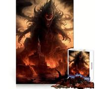 Puzzle "Mostro dagli occhi rossi" per adulti, 1000 pezzi, rompicapo, per il tempo libero a casa, da assemblare, regalo di compleanno (38x26cm)