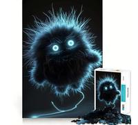 Puzzle "Mostro Nero Non Soffice" da 1000 pezzi,gioco creativo e stimolante,con componenti robusti e facili da trasportare,ideale come regalo (50x75cm)