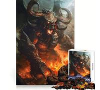 Puzzle "Mostro Selvaggio" da 1000 pezzi per adulti, regalo per stimolare la mente, ideale per il relax e il divertimento, con chiusura di sicurezza, perfetto per Natale (38x52cm)