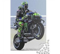 Puzzle Moto GP da 1000 pezzi in Legno, Puzzle creativi Rétro per adulti, Ottimo regalo per adulti e adolescenti, 75x50 cm