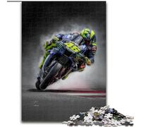 Puzzle MotoGP per adulti da 1000 pezzi, stimolante gioco, decorazione da parete, compleanno e Natale (26x38cm)