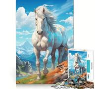Puzzle "Mountain Majesty" per adulti, 1000 pezzi, Logic Boost Toy Group, Joy Premium Edge, sorpresa di compleanno (38x26cm)