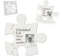 Puzzle Muro Arte Cucciolo Cane Gatto Said With Sentiment Staffa a Placca Insegna