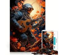 Puzzle musicale Space Man da 1000 pezzi per ragazzi, gioco di logica fine, facile da usare, bordi precisi, regalo per le feste (38x52cm)