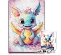 Puzzle My Little Dragon Friend per adolescenti, 1000 pezzi, gioco educativo per la concentrazione mentale, idea regalo speciale commovente, dimensioni 50x75cm