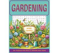 Puzzle my mind: Gardening Word Search Puzzle Book | Includes Plants, Flowers & Other Gardening Themes | Large Print 8.5x11", 70 Pages | 50+ Puzzles with 495 Unique Words