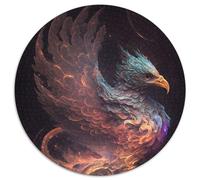 Puzzle Mystic Griffin da 1000 pezzi per adulti, puzzle rotondo da 1000 pezzi, sfida per la mente, regalo educativo per adolescenti (dimensioni 67,5x67,5 cm)
