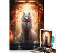 Puzzle Mystic Kitsune Gateway da 1000 pezzi per adolescenti, gioco stimolante per il pensiero creativo, facile da usare, per il tempo libero, con tagli precisi, (50x75cm)