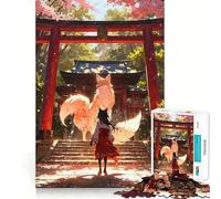 Puzzle Mystic Kitsune Gateway da 1000 pezzi per adolescenti, migliora la memoria, passatempo tranquillo, bordi precisi, regalo di compleanno (38x26cm)