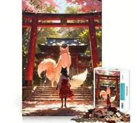 Puzzle Mystic Kitsune Gateway da 1000 pezzi per adulti, gioco di logica e divertimento, bordi lisci, regalo perfetto (50x75cm)