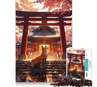 Puzzle Mystic Kitsune Gateway da 1000 pezzi per adulti, gioco di logica e divertimento, bordi lisci, regalo perfetto (38x26cm)