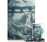 Puzzle Mystic Kitsune Gateway da 1000 pezzi per adulti, ideale per stimolare la mente e alleviare l'ansia, con bordi precisi e un regalo speciale (38x26cm)