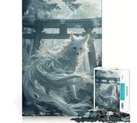 Puzzle Mystic Kitsune Gateway per adulti, 1000 pezzi, gioco di logica e rilassante, decorazione murale di alta qualità (38x52cm)