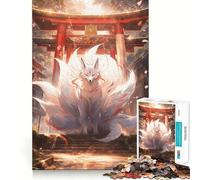 Puzzle Mystic Kitsune Gateway per adulti, 1000 pezzi, gioco per esercizi mentali, momento di relax, design da assemblare, (38x52cm)
