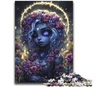 Puzzle Mystical Spirit Girl per adolescenti, 1000 pezzi, aiuta il cervello a esercitare i giocattoli avvincenti per coltivare la pazienza, adatto alle coppie (38x52cm)