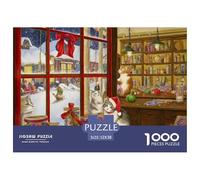 Puzzle Natale GRBASNDOU | 1000 Pezzi Per Un Natale Magico | Per Adulti | Misura 52x38cm/1000pcs