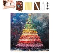 Puzzle Natalizi Giocattoli Di Legno Albero Di Natale | Set di Puzzle per le Feste Invernali Per Bambini Casa Scuola Festività Festa Di Compleanno Raduno Omaggi Per Feste