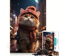 Puzzle natalizio a pixel con animali per adulti,1000 pezzi,gioco di memoria e allenamento per la mente,taglio preciso,finitura di alta qualità,un modo coinvolgente per passare il tempo libero