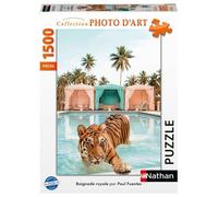 Puzzle Nathan Baignade Royale 1500 Pezzi Verticale 84 x 60 cm