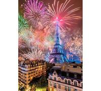 Puzzle Nathan Feu d artifice du 14 juillet à Paris 1500 pièces