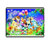 PUZZLE NATHAN La Famiglia Disney 70 x 50 cm 1000 pezzi