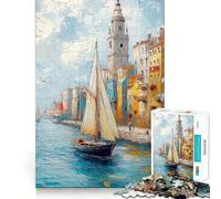 Puzzle "Navigazione a Venezia" per adulti, 1000 pezzi Migliora la memoria, rilassa la mente Bordo nitido Pezzo da collezione (50x75cm)