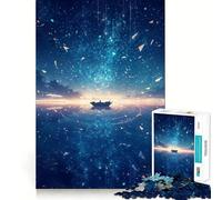 Puzzle Navigazione sotto le stelle di notte per adolescenti, 1000 pezzi, gioco di logica, rilassante, taglio preciso, (38x26cm)