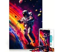 Puzzle Nebulosa Astronauta da 1000 pezzi per adulti, gioco di logica e divertimento, bordi lisci, regalo perfetto (38x52cm)