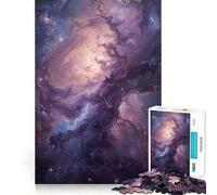 Puzzle Nebulosa Viola da 1000 pezzi per adulti, gioco stimolante per la mente, per interni, con taglio preciso, opera d'arte (50x75cm)