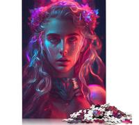 Puzzle Neon Afrodite, giocattoli di decompressione, puzzle rettangolare in carta per bambini e adulti dai 12 anni in su, regali di Natale, 1000 pezzi (75x50 cm)