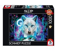 Puzzle Neon Arctic Wolf - 1000 pz - Schmidt 58515