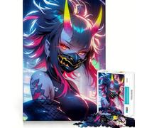 Puzzle Neon Demon per adulti, 1000 pezzi, gioco per allenare la mente, divertimento in casa, taglio di precisione, regalo per le vacanze (38x52cm)